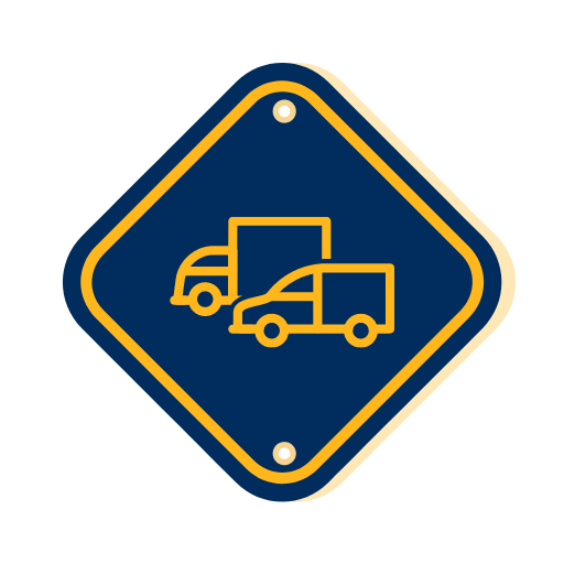 Image of an icon with a car and a truck for Recoversure - reduced claims lifecycle